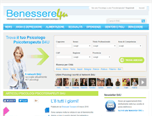 Tablet Screenshot of benessere4u.it